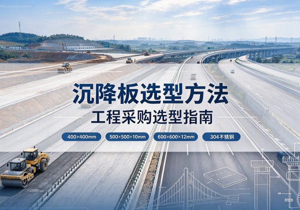 洪泽沉降板选择方法